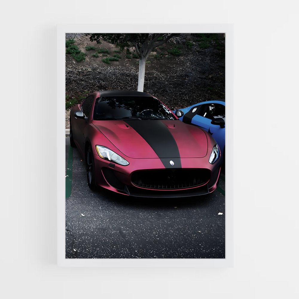 Poster Granturismo Voitures – affiche Maserati (vue 3)
